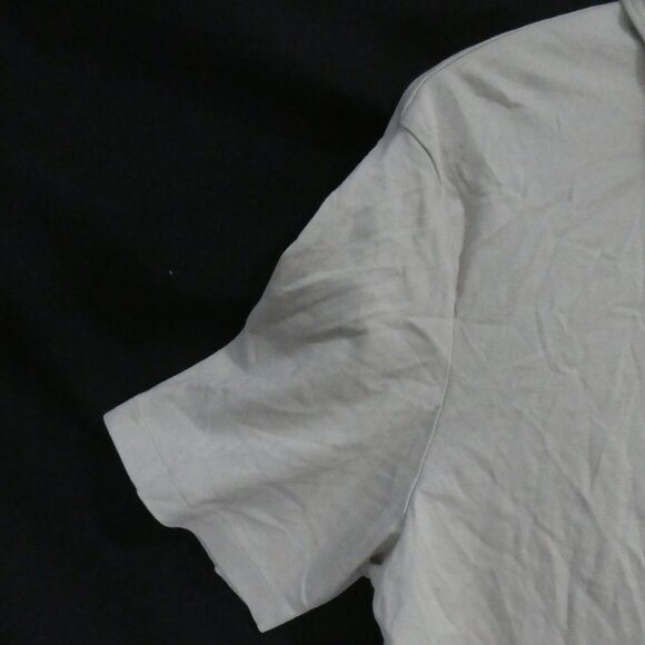 PERRY ELLIS - Luxury Prima Cotton | large | Beige Polo Shirt | Like New - Picture 3 of 12